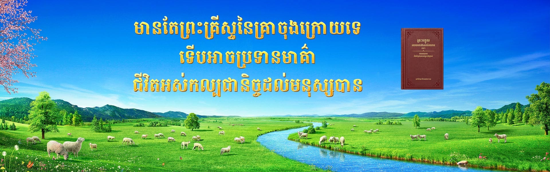 មានតែព្រះគ្រីស្ទនៃគ្រាចុងក្រោយទេ ទើបអាចប្រទានមាគ៌ាជីវិតអស់កល្បជានិច្ចដល់មនុស្សបាន